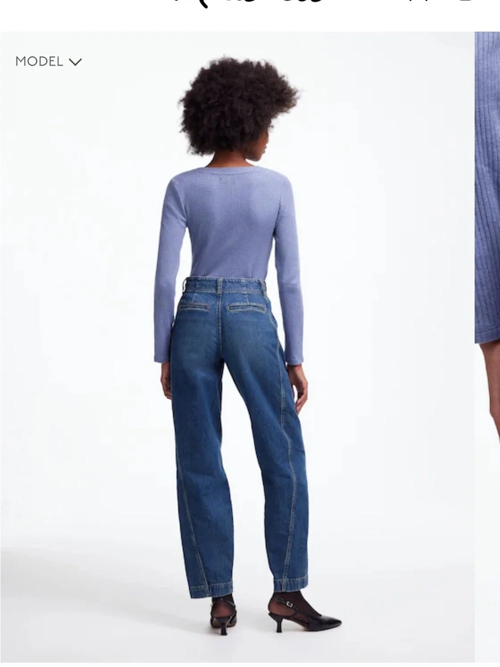 Madewell Tapered Denim Trousers Jeans Size 28 NEW NWT